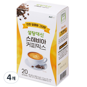 알티스트 설탕대신 스테비아 커피믹스, 12g, 20개입, 4개