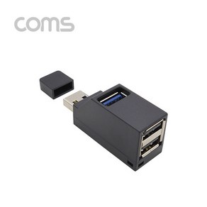 COMS 무전원 USB허브 USB3.0 1포트 USB2.0 2포트 BT810, 본상품선택, 1개