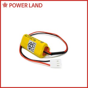 [예비전원 소방용배터리] PORESO Ni-CD 1x3 3.6V 300mAh(삼각), 1개, 1개입