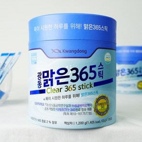 광동 365 스틱 12g x 100포 x 1통 3개월분 목건강 시원한목, 100개