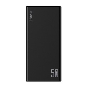 모루이 T50PD / 50000mAh 고속충전 대용량 보조배터리, 블랙