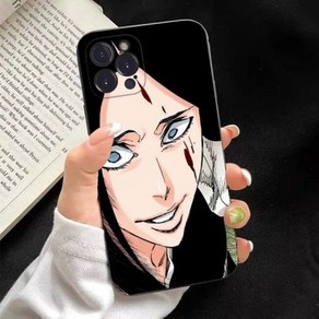 블리치 bleach 아이폰 케이스 핸드폰 Unohana 레츠 표백제 실리콘 휴대폰 케이스 일본 애니메이션 소프트 14 13 12 11 프로 미니 XS 맥스 8 7 6 플