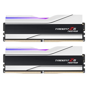 G.SKILL DDR5 6000 CL30 TRIDENT Z5 NEO RGB 화이트 패키지 64GB(32Gx2), 1개, 선택하세요, 1개