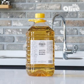 폰티 화이트 와인 비네거 5L, 1개