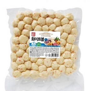 피쉬볼 화이트볼 한성 1KG(약77EA) 식자재 장보기, 1개, 1kg