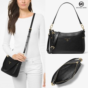 마이클코어스 젯셋 미디움 페블 레더 숄더 MICHAEL KORS Jet Set Medium Pebble