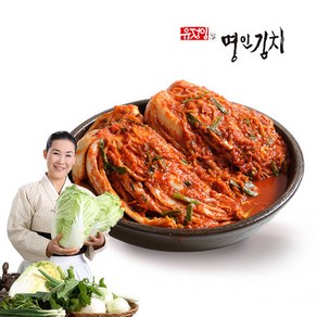 [식품명인 유정임] 포기김치 3kg, 1개