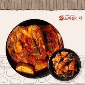 [도미솔] 사랑채포기김치8kg+총각김치2kg, 1세트, 10kg