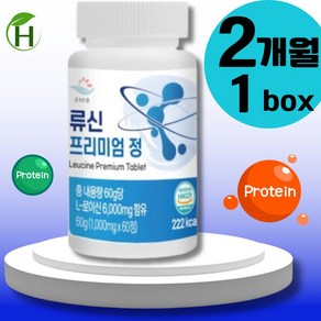 순수한줌 류신 프리미엄 정 1000mg 60정, 1개