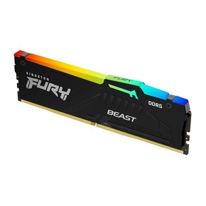 Kingston FURY Beast RGB 32GB(2x16GB) 5200MTs DDR5 CL36 데스크탑 메모리 키트 2개  적외선 동기화 기술 AMD Expo 플러그 앤, 16GB