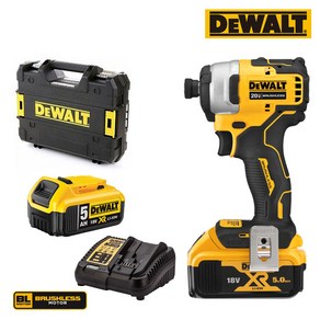 디월트 DCF809P2 20V MAX 5.0Ah BL 컴팩트 임팩 드라이버, 1개