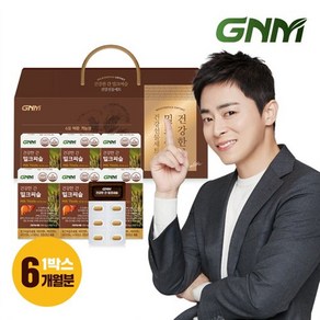 GNM자연의품격 GNM 조정석 건강한 간 밀크씨슬 선물세트 1박스(총 6개월분) / 간건강 실리마린 비타민B 판토텐산, 1박스, 180정