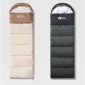 경량침낭 사계절 캠핑 1인용 차박 이불 초경량 침낭, 10-16C 트러플 1.4kg(오른쪽), 1개