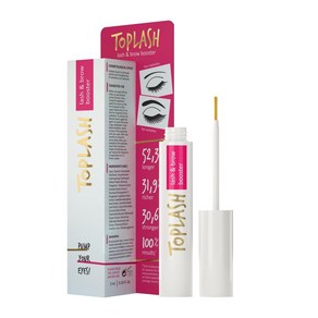 TOPLASH Eyelash Growth Serum - Innovative Formula TOPLASH 속눈썹 성장 세럼 - 더 길고 두껍고 풍성한 눈썹과 속눈썹을 위한 혁신적인