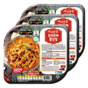 야식만참 로제무뼈불닭발 300g, 3개