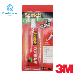 3M 신발 접착제 투명 다용도 본드, 1개