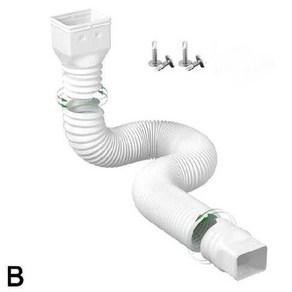 연장 물받이 자바라 배관 우수관 1.5m 배수관 호스 플렉시블 주름관 파이프