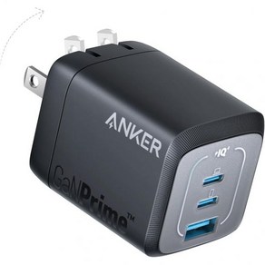 Anke 안커 프라임 67W USB C 충전기 GaN 3포트 컴팩트 패스트 PPS 아이폰 맥북 갤럭시 아이패드 픽셀 호환, 기본, 1개