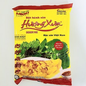 베트남 미코 봇반세오 부침가루 라이스 팬케이크 믹스 Bot Banh Xeo Huong Xua MIKKO woldfood, 500g, 5개