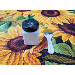 보석비즈십자수유광코팅제 290ml DIY 비즈 십자수전용코팅제 유광코팅제 보석공예 구슬공예 비즈공예 전용 접착제, 1개