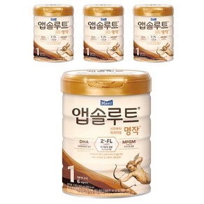 앱솔루트 명작 2FL 분유 1단계, 800g, 4개