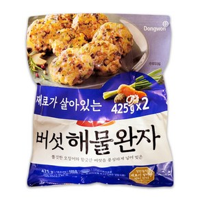 동원 양반 버섯 해물완자 425g 냉동 오징어 채소 동그랑땡 도시락 반찬 명절 제사 술안주 간식, 1개