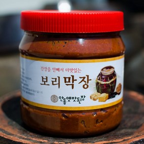 안동옛맛된장 국내산재료로만든 보리막장 1.2kg, 1개