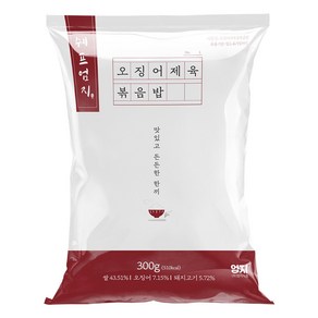 엄지-오징어제육불볶음밥300g x10, 10, 300g, 10개, 엄지-오징어제육불볶음밥300g x
