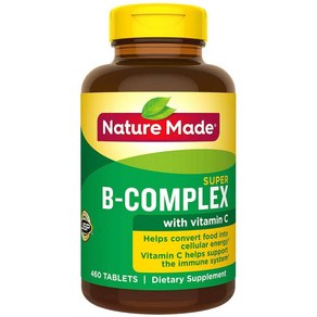 네이쳐메이드 비타민 NatueMade Supe B Complex + Vitamin C, tablets, 1개, 460정