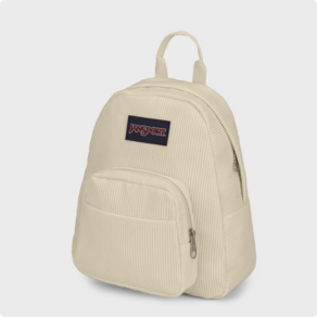 [국내매장정품] 잔스포츠 JANSPORT 백팩 하프파인트 코듀로이 FX 코코넛 JS0A3C4JGL3 COCONUT