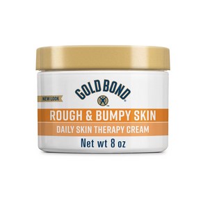 Gold Bond Rough & Bumpy Daily Skin Theapy Ceam 골드 본드 러프 앤 범피 데일리 스킨 테라피 크림 8온스 보습제 7종과 비타민 3종, 1개, 8oz