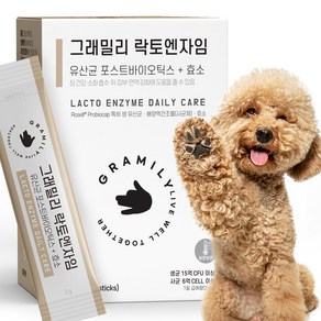 그래밀리 락토엔자임 강아지 고양이 유산균 효소, 1개, 장건강/유산균