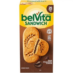 벨비타 다크 초콜릿 크림 브랙퍼스트 비스킷 belVita Dak Chocolate Ceme Beakfast Biscuits, 1개