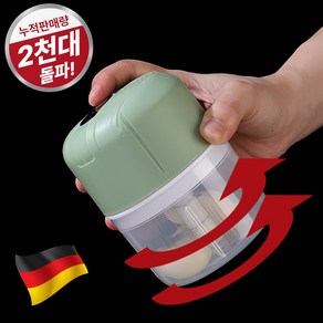 라온리코 미친 파워절삭 무선 만능 야채다지기 자동, 1개, 모던 그린