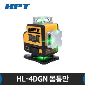 HPT 4D 그린 레이저 레벨기 몸체 디월트 10.8v 12v 호환 레이져 포디 수평기, 1개