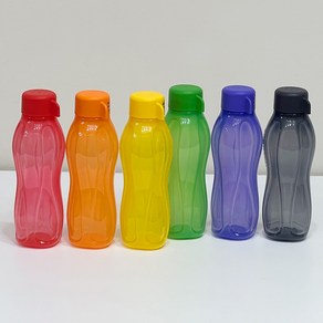 타파웨어 물통 어린이물병 물병 310ml 2P, 앨로우+오렌지