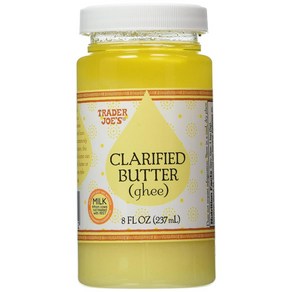 미국 트레이더조 Tade Joe's Claified Butte(Ghee) 정제 기버터, 1개, 237ml