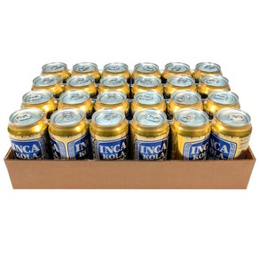 Inca Kola Golden Carbonated Beverage Soda - la kola dorada - 12 oz cans - 24pk