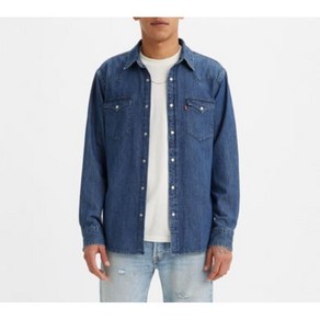 리바이스 무료배송!! 깔끔한 디자인으로 사계절 편하게 입는 기본 데님셔츠!! LEVI'S 클래식 웨스턴 데님셔츠[NC불광]73