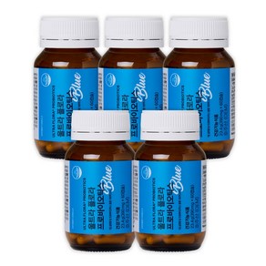 에스더포뮬러 여에스더 유산균 블루 울트라플로라프로바이오틱스 블루 5병, 60정, 5개