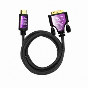 마하링크 HDMI to DVI-D 듀얼링크 모니터 케이블 1.8M ML-HD018