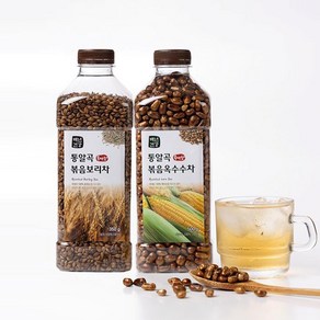 백년건강 국산 통알곡 볶음 보리차 350g + 볶음 옥수수차 500g[유통기한 임박 할인], 500g, 1개