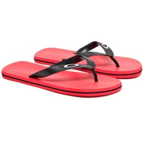 OAKLEY CATALINA FLIP FLOP BLACK/RED FOF100423-009 (오클리 플립플랍 쪼리 샌들)