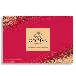 고디바 골드마크 어쏘티드 초콜릿 27개입 1박스 [ GODIVA Belgium1926 Assoted chocolate ceations 11.3oz 320g], 1개, 320g