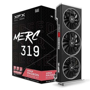 XFX Speedste SWFT319 AMD 라데온 RX 6800 게이밍 그래픽 카드 16GB GDDR6 RDNA 2 RX-68XLAQBD9 포함, RX 6750 XT