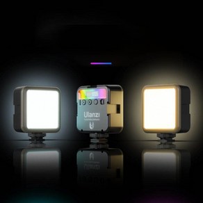 울란지 RGB VL49 촬영조명 개인방송 미니포켓 LED 조명 색온도 조절가능 마그네틱 기능