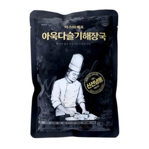 미스타셰프 아욱다슬기해장국 500g 6팩, 6개