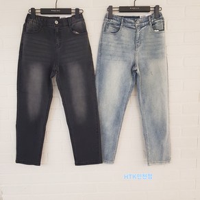 [행텐주니어] *인천점* 이밴드 테이퍼드핏 워싱스판 청바지@@24년가을#초신상# 스판짱@@14480-055-602-10