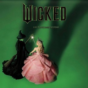 Wicked 위키드 Pat 1 2025년 달력 캘린더 벽걸이 벽달력 공식 라이센스