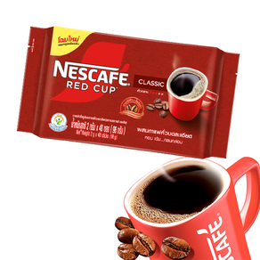 네스카페 레드컵 블랙 인스턴트 커피 2g x48 스틱 사무실 커피 태국커피 동남아커피 nescafe ed cup, 48개입, 1개, 48g